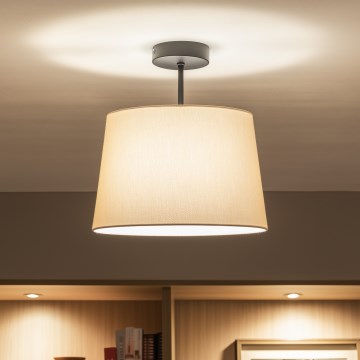 Brilagi - LED paviršinis lubinis šviestuvas CERIA 1xE27/60W/230V skersmuo 30 cm juoda/smėlinė