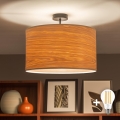 Brilagi - LED paviršinis lubinis šviestuvas CERIA 1xE27/60W/230V skersmuo 45 cm juoda/smėlinė
