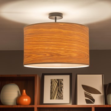 Brilagi - LED paviršinis lubinis šviestuvas CERIA 1xE27/60W/230V skersmuo 45 cm juoda/smėlinė