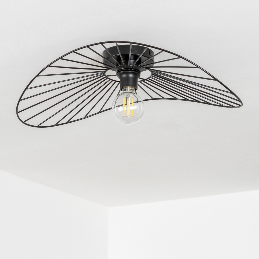 Brilagi - LED paviršinis lubinis šviestuvas CERIA WIRE 1xE27/40W/230V 40x56 cm juodas