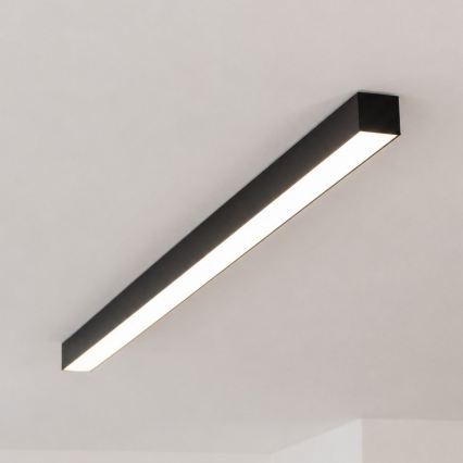 Brilagi - LED paviršinis lubinis šviestuvas FULLDAY LED/20/30/40W/230V 2700/4000/6000K 120 cm juodas