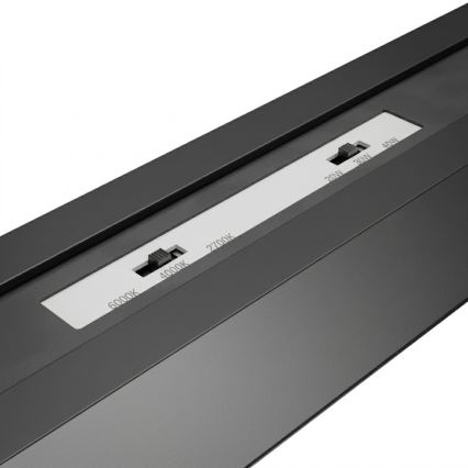 Brilagi - LED paviršinis lubinis šviestuvas FULLDAY LED/20/30/40W/230V 2700/4000/6000K 120 cm juodas