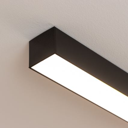 Brilagi - LED paviršinis lubinis šviestuvas FULLDAY LED/20/30/40W/230V 2700/4000/6000K 120 cm juodas