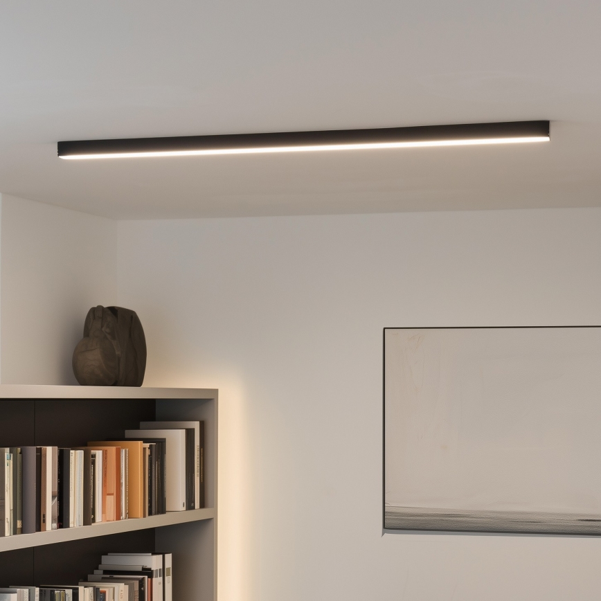 Brilagi - paviršinis lubinis LED šviestuvas FULLDAY LED/30/40/50W/230V 2700/4000/6000K 150 cm juodas
