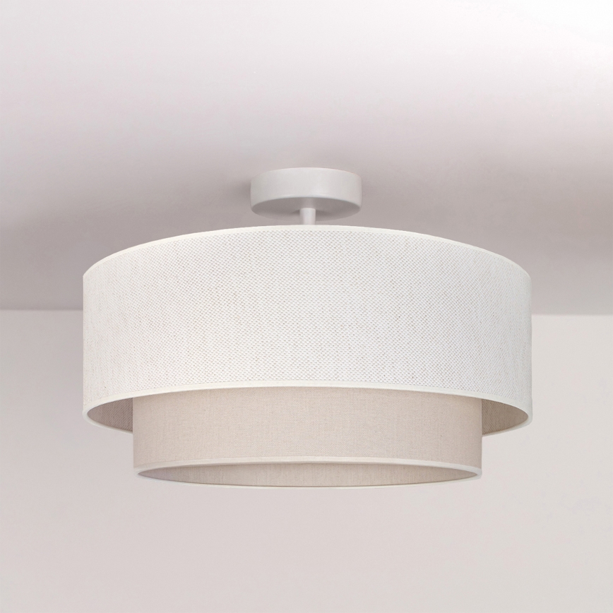 Brilagi - LED paviršinis lubų šviestuvas BOHO ECO 1xE27/10W/230V skersmuo 40 cm kreminis