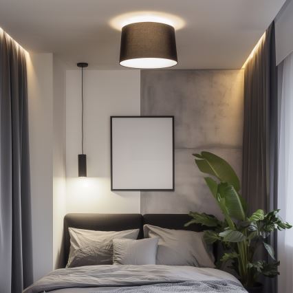 Brilagi - LED paviršinis lubų šviestuvas CERIA 1xE27/40W/230V skersmuo 45 cm juoda