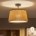 Brilagi - LED paviršinis lubų šviestuvas CERIA 1xE27/60W/230V skersmuo 35 cm juoda/smėlio spalvos