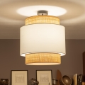 Brilagi - LED paviršinis lubų šviestuvas CERIA 1xE27/60W/230V skersmuo 40 cm juoda/smėlio spalvos/balta