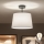 Brilagi - LED paviršinis lubų šviestuvas CERIA 1xE27/60W/230V Ø 30 cm juoda/balta