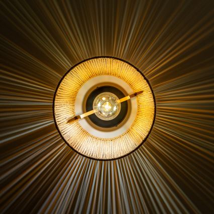 Brilagi - LED paviršinis lubų šviestuvas CERIA BOHO 1xE27/40W/230V skersmuo 28 cm ruda