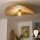 Brilagi - LED paviršinis lubų šviestuvas CERIA BOHO 1xE27/40W/230V, skersmuo 80 cm, rafija