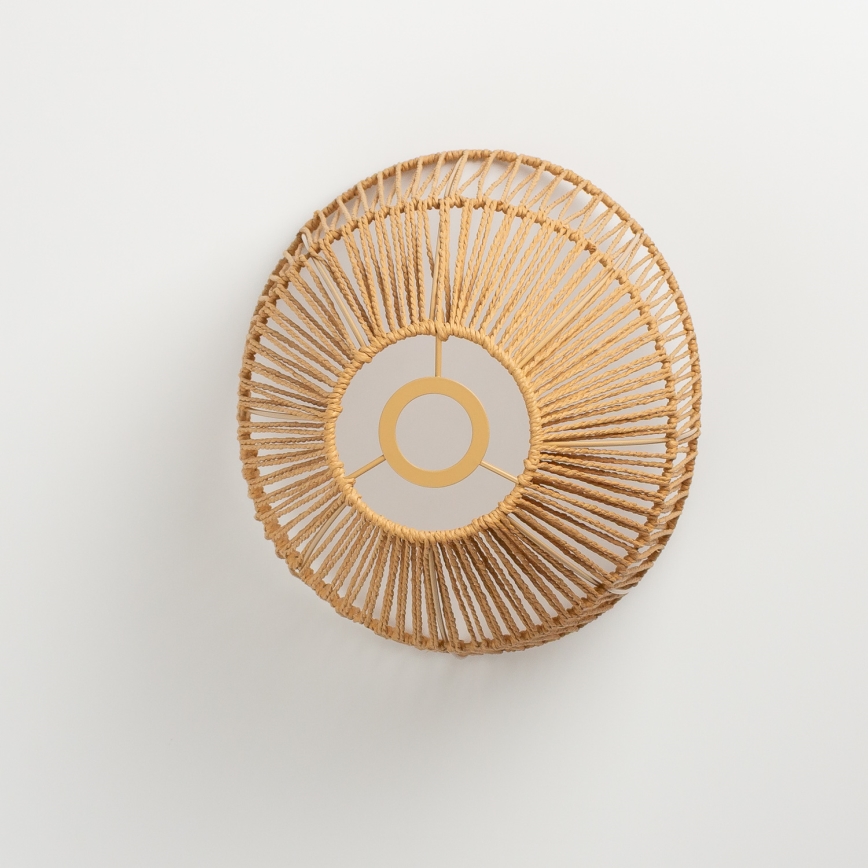 Brilagi - LED paviršinis lubų šviestuvas CERIA BOHO 1xE27/40W/230V Ø 30 cm rudas