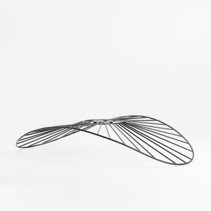 Brilagi - LED paviršinis lubų šviestuvas CERIA WIRE 1xE27/40W/230V 40x56 cm juodas/ąžuolas