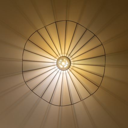 Brilagi - LED paviršinis lubų šviestuvas CERIA WIRE 1xE27/40W/230V Ø 80 cm juodas