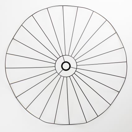 Brilagi - LED paviršinis lubų šviestuvas CERIA WIRE 1xE27/40W/230V Ø 80 cm juodas