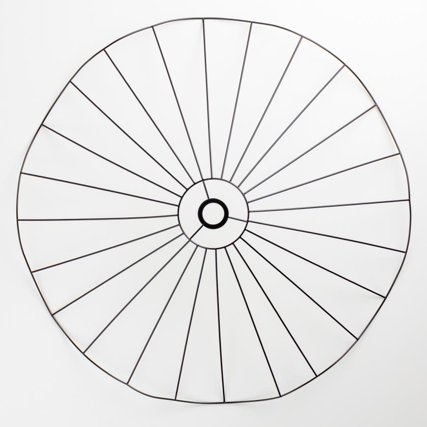 Brilagi - LED paviršinis lubų šviestuvas CERIA WIRE 1xE27/40W/230V Ø 80 cm juodas