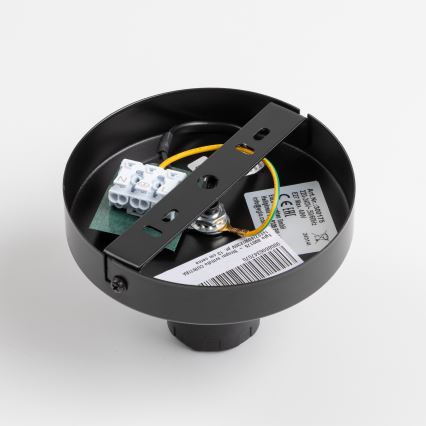 Brilagi - LED paviršinis lubų šviestuvas CERIA WIRE 1xE27/40W/230V Ø 80 cm juodas