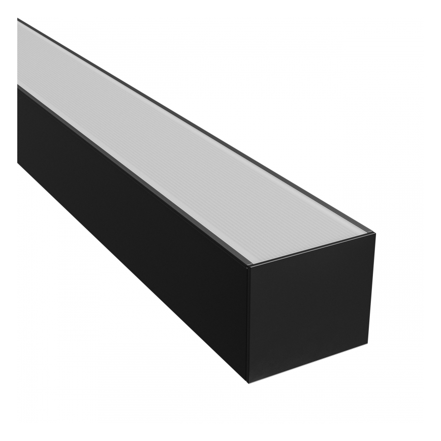 Brilagi - LED paviršinis lubų šviestuvas FULLDAY LED/20/30/40W/230V 2700/4000/6000K 120 cm UGR19 juodas