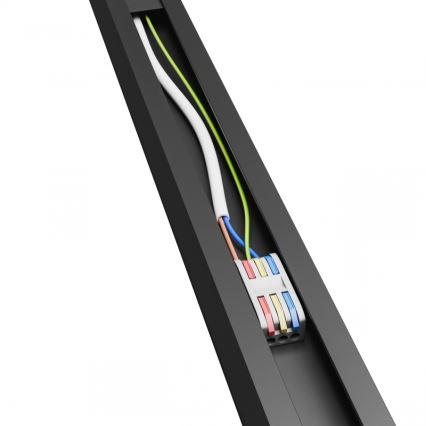 Brilagi - LED paviršinis lubų šviestuvas FULLDAY LED/20/30/40W/230V 2700/4000/6000K 120 cm UGR19 juodas