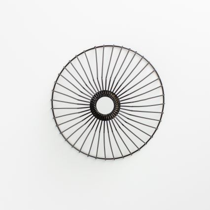 Brilagi - LED paviršinis šviestuvas CERIA WIRE 1xE27/40W/230V skersmuo 21 cm juodas