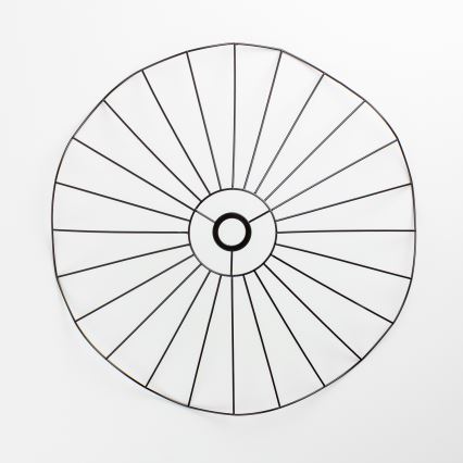 Brilagi - LED paviršinis šviestuvas CERIA WIRE 1xE27/40W/230V skersmuo 60 cm juoda/ąžuolas