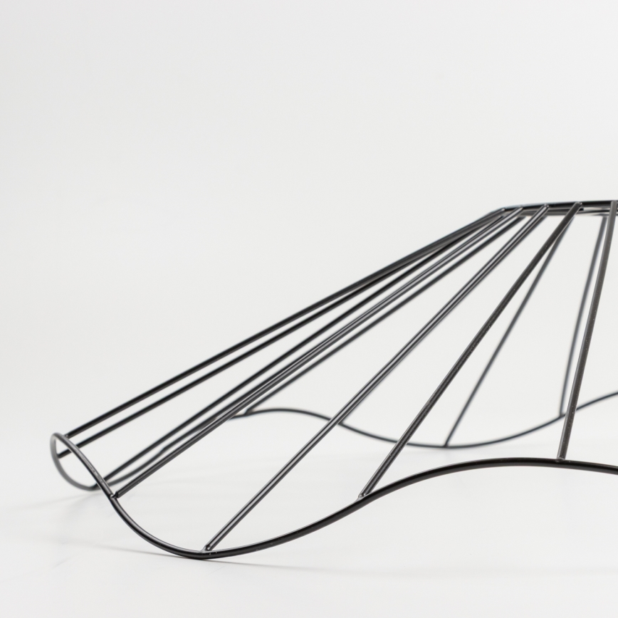 Brilagi - LED paviršinis šviestuvas CERIA WIRE 1xE27/40W/230V skersmuo 60 cm juoda/ąžuolas