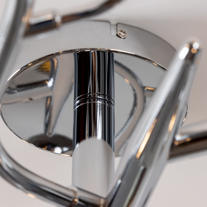 Brilagi - LED paviršinis šviestuvas MISTEL 15xG9/3W/230V juodas chromas/dūminis