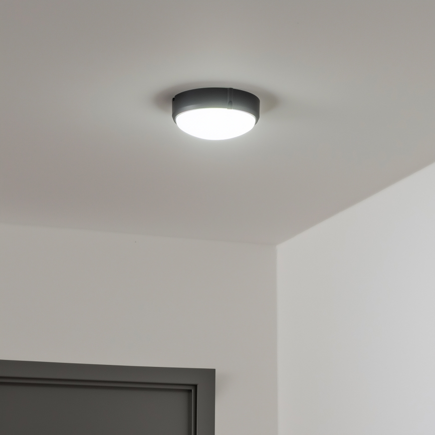 Brilagi - LED pramoninis lubinis šviestuvas SIMA LED/12W/230V IP65 juodas