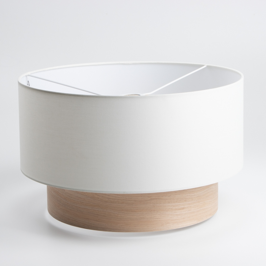 Brilagi - LED prie lubų montuojama liustra CERIA 1xE27/40W/230V skersm. 50 cm balta/smėlinė