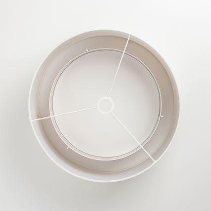 Brilagi - LED prie lubų montuojama liustra CERIA 1xE27/40W/230V skersm. 50 cm balta/smėlinė