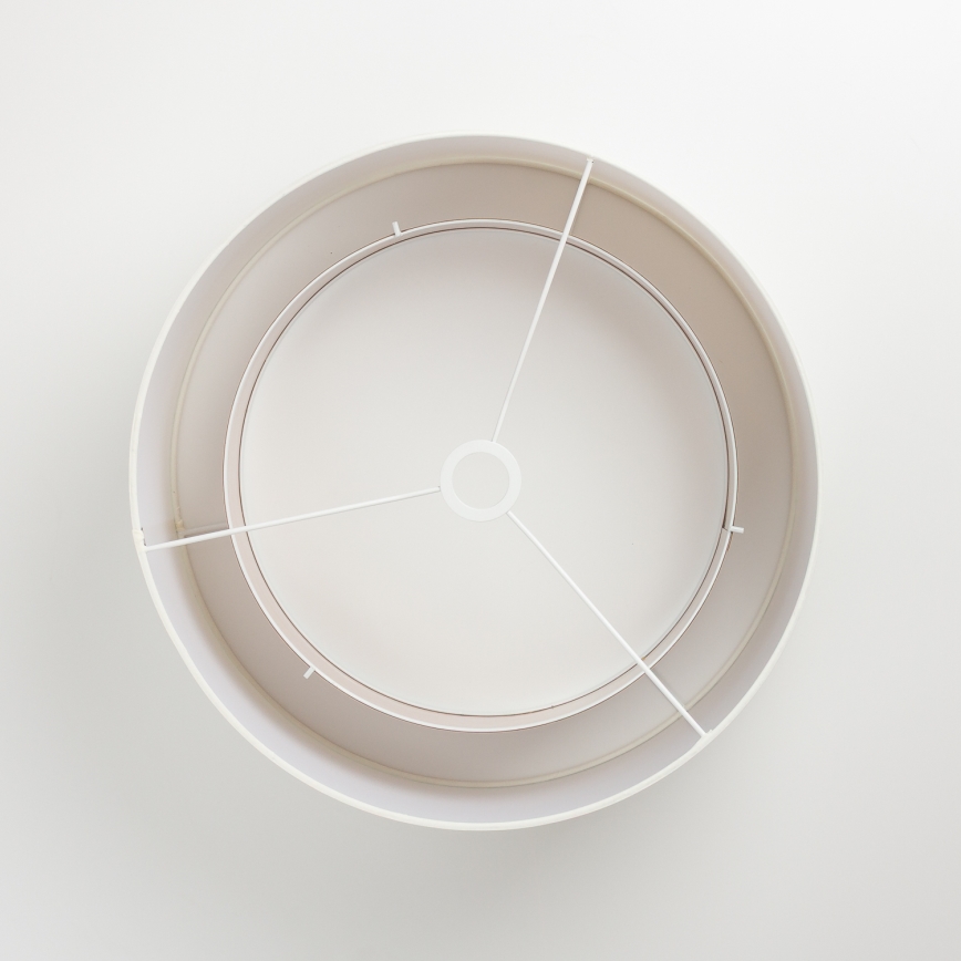 Brilagi - LED prie lubų montuojama liustra CERIA 1xE27/40W/230V skersm. 50 cm balta/smėlinė