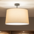 Brilagi - LED prie lubų montuojama liustra CERIA 1xE27/60W/230V Ø 45 cm juoda/bėžinė