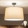 Brilagi - LED prie lubų montuojama liustra CERIA 1xE27/60W/230V Ø 45 cm juoda/bėžinė