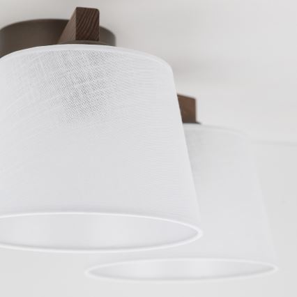 BRILAGI - LED Prie lubų montuojama liustra LATTE 3xE27/15W/230V pušis/balta