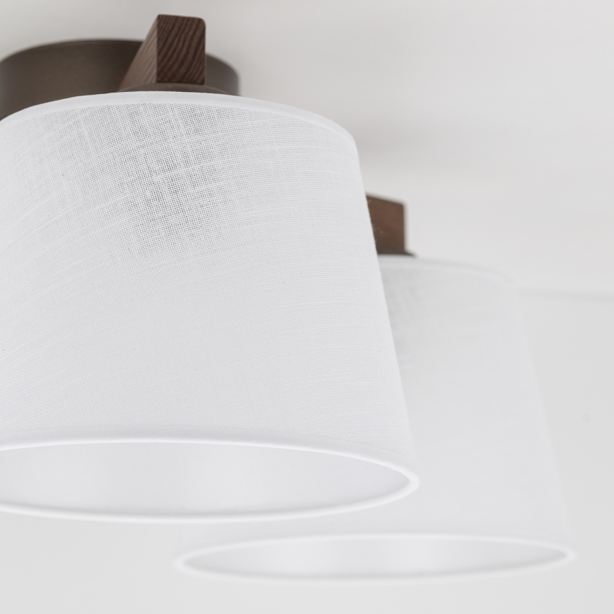 BRILAGI - LED Prie lubų montuojama liustra LATTE 3xE27/15W/230V pušis/balta