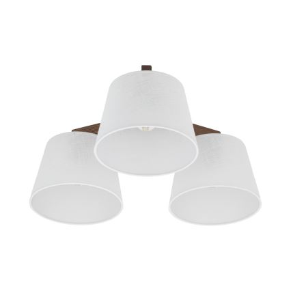 BRILAGI - LED Prie lubų montuojama liustra LATTE 3xE27/15W/230V pušis/balta