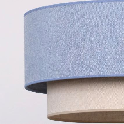 Brilagi - LED prie lubų montuojamas šviestuvas BOHO ECO 1xE27/10W/230V skersmuo 40 cm mėlyna/kreminė