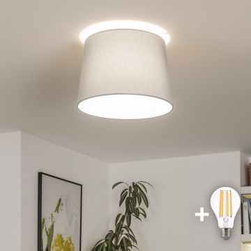 Brilagi - LED prie lubų montuojamas šviestuvas CERIA 1xE27/40W/230V, skersmuo 30 cm, pilkas