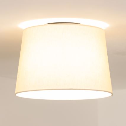 Brilagi - LED prie lubų montuojamas šviestuvas CERIA 1xE27/40W/230V, skersmuo 30 cm, smėlio spalvos