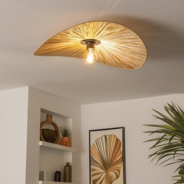 Brilagi - LED prie lubų montuojamas šviestuvas CERIA BOHO 1xE27/40W/230V skersmuo 60 cm rafija