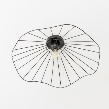 Brilagi - LED prie lubų montuojamas šviestuvas CERIA WIRE 1xE27/40W/230V, skersmuo 60 cm, juodas