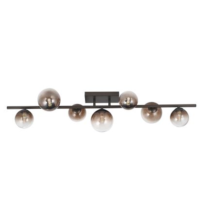 Brilagi - LED prie lubų montuojamas šviestuvas MILLA 7xG9/3W/230V ruda/dūminė ruda