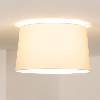 Brilagi - LED prie lubų tvirtinama liustra CERIA 1xE27/40W/230V, skersmuo 45 cm, smėlio spalvos