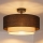 Brilagi - LED prigludęs lubinis šviestuvas BOHO ECO 1xE27/10W/230V skersmuo 40 cm ruda/kreminė