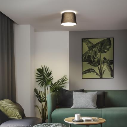 Brilagi - LED prigludęs lubinis šviestuvas CERIA 1xE27/40W/230V skersmuo 30 cm juodas