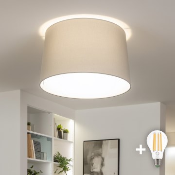 Brilagi - LED prigludęs lubinis šviestuvas CERIA 1xE27/40W/230V skersmuo 45 cm pilkas