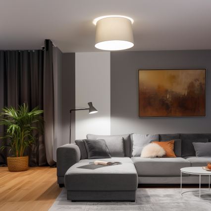 Brilagi - LED prigludęs lubinis šviestuvas CERIA 1xE27/40W/230V skersmuo 45 cm pilkas