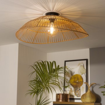 Brilagi - LED prigludęs lubinis šviestuvas CERIA BOHO 1xE27/40W/230V, skersmuo 70 cm, rudas