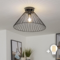BRILAGI - LED prigludęs lubinis šviestuvas CERIA WIRE 1xE27/40W/230V skersmuo 45 cm juodas