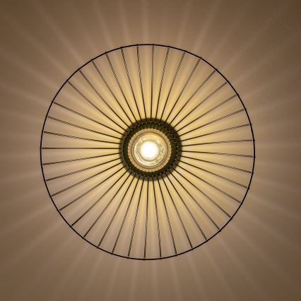 Brilagi - LED prigludęs lubinis šviestuvas CERIA WIRE 1xE27/40W/230V skersmuo 45 cm juodas